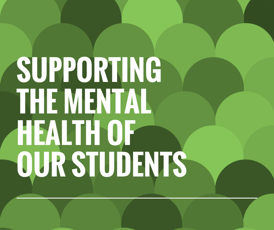 Supporting the Mental Health and the Emotional Well-Being of Students in Our Schools