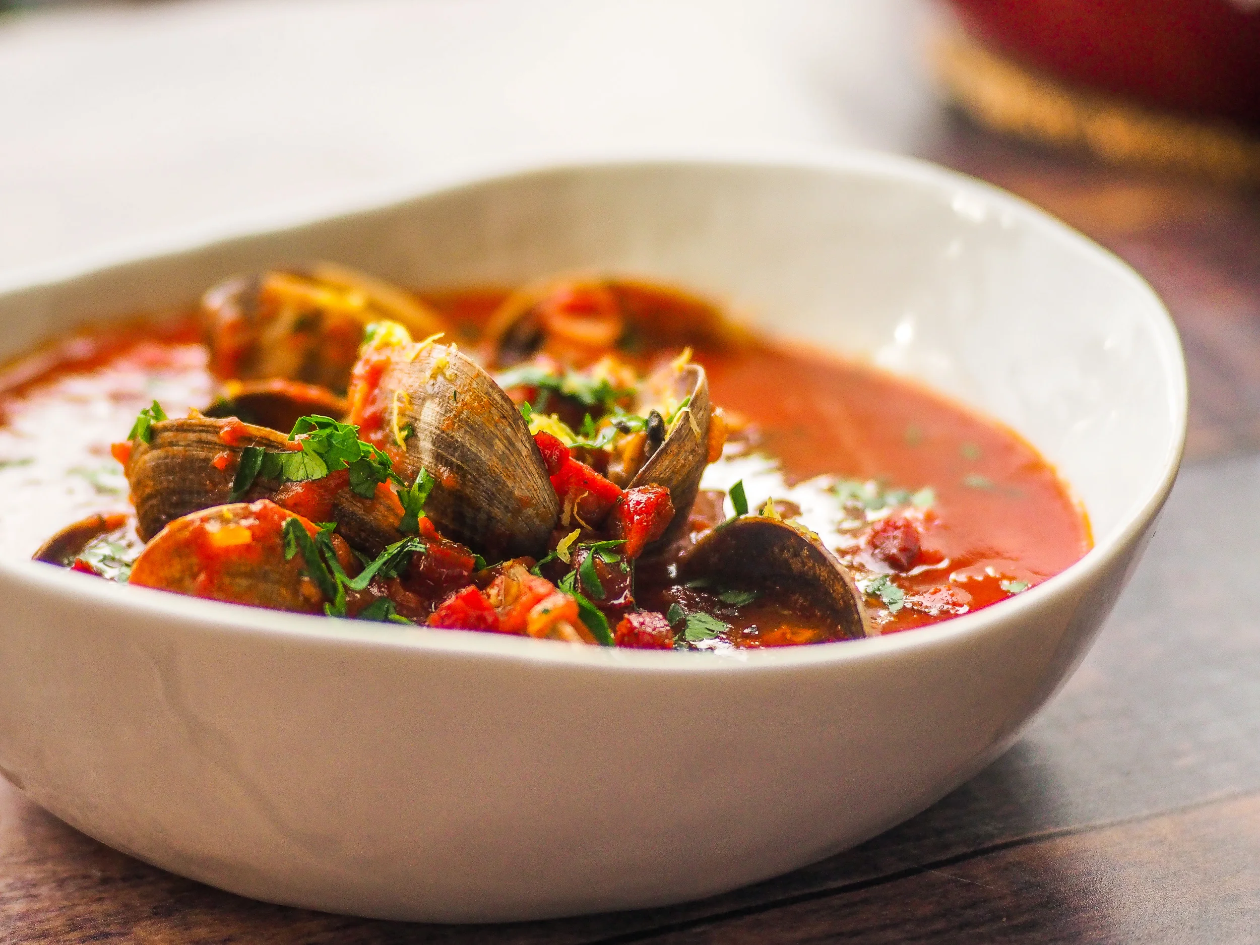 Manhattan(ish) Clam Stew