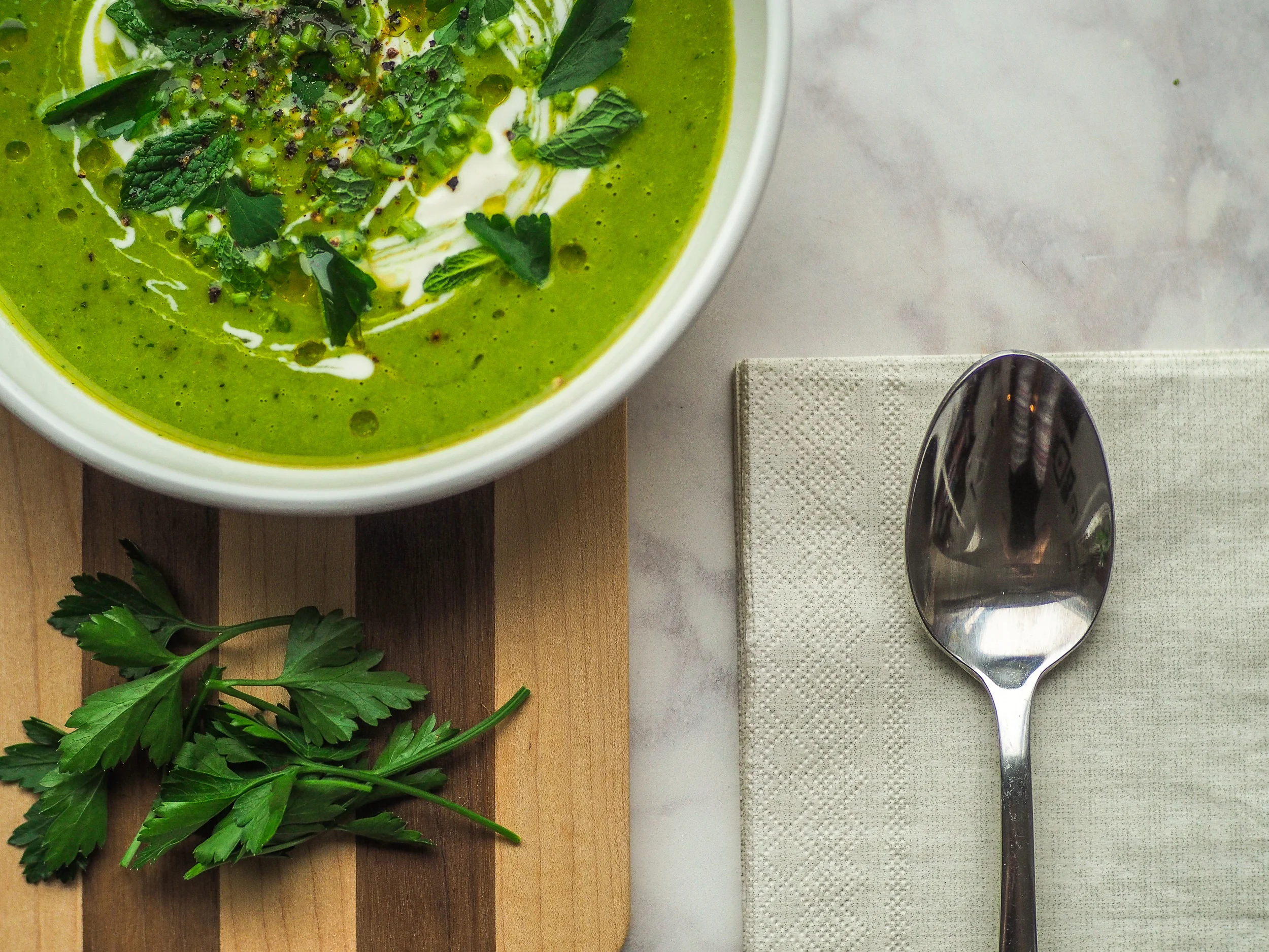 Minty Pea Soup