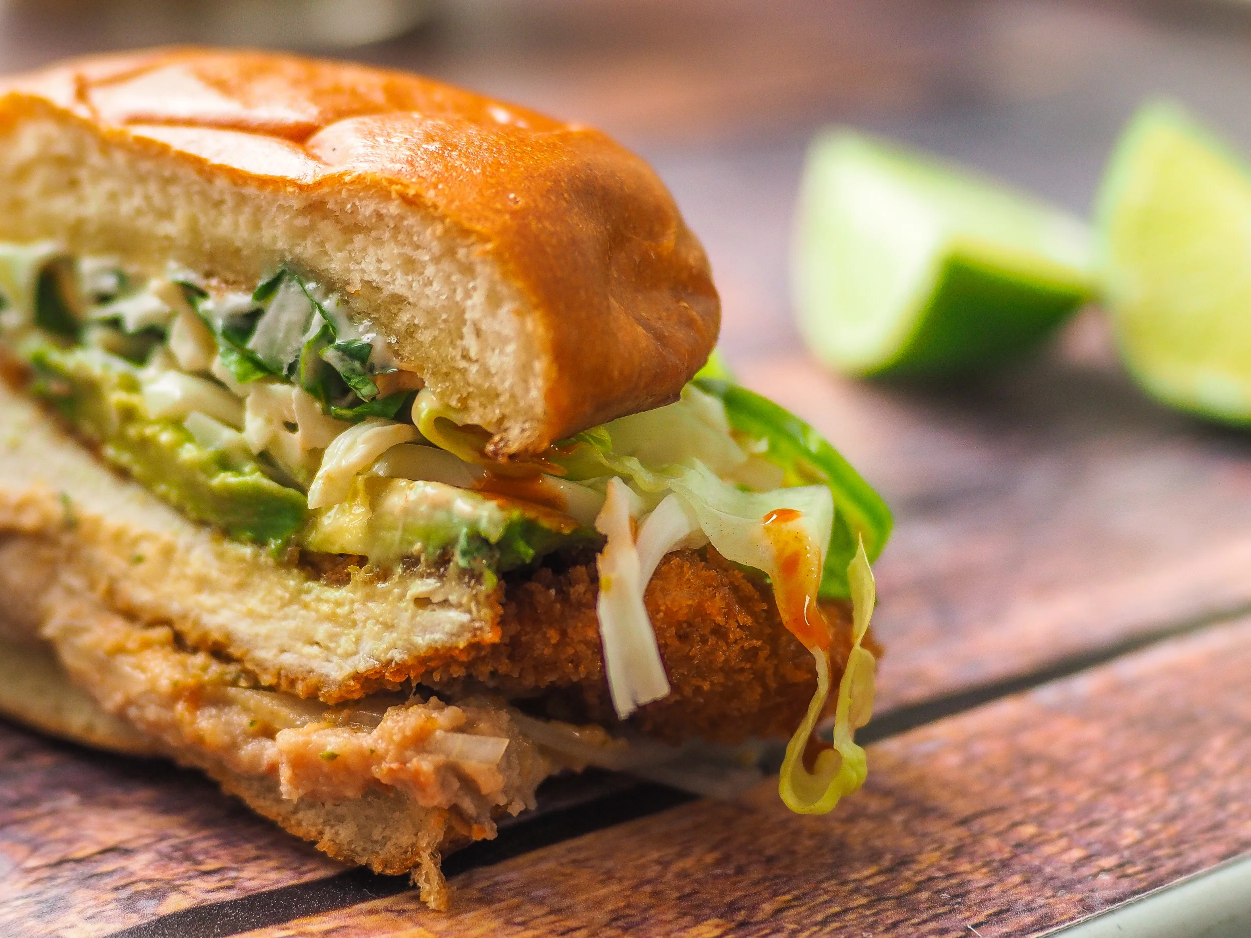Chicken Milanesa Cemitas