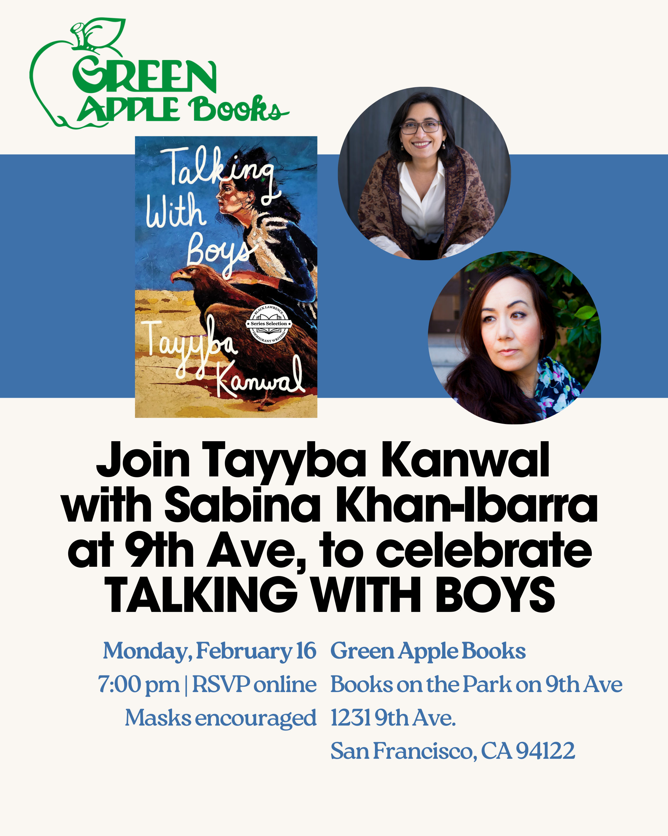 Book Talk and Signing: San Francisco with Sabina Khan Ibarra