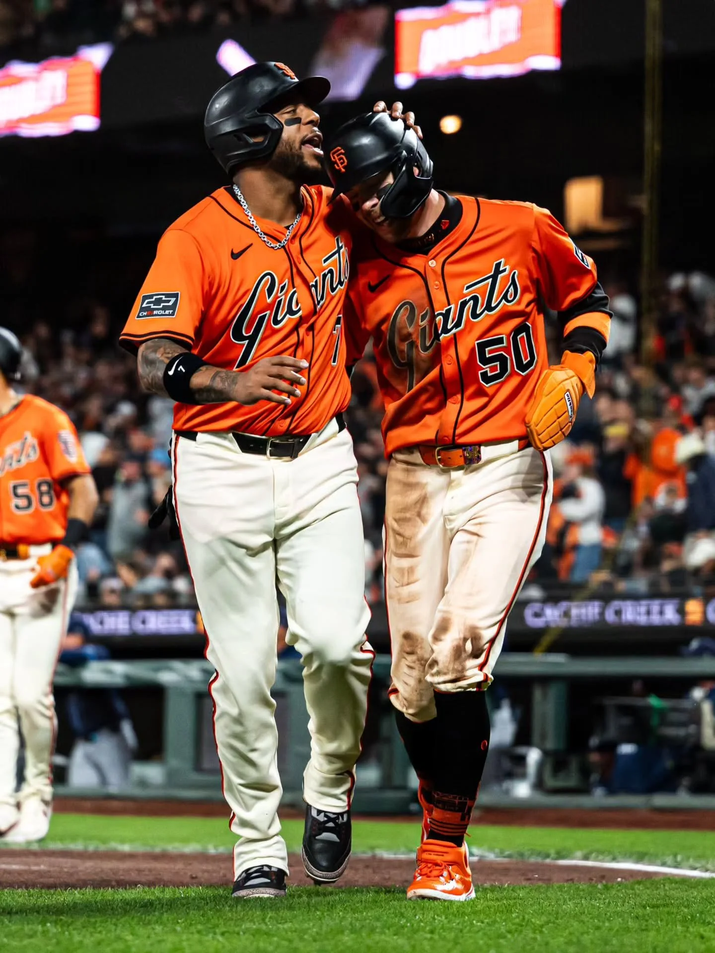 Together again on a Friday night at @oraclepark.