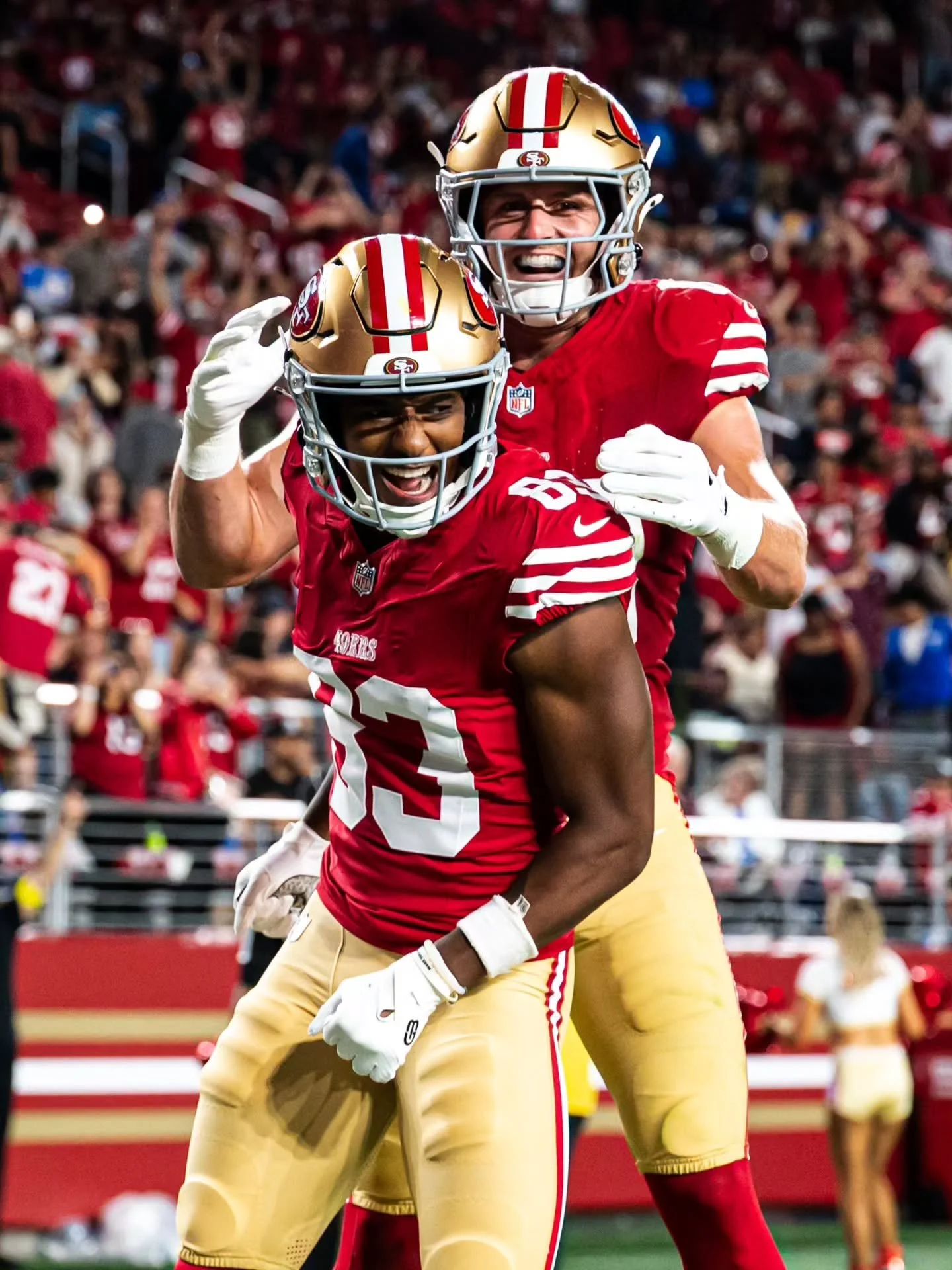 Final dress rehearsal for the @49ers before they count.