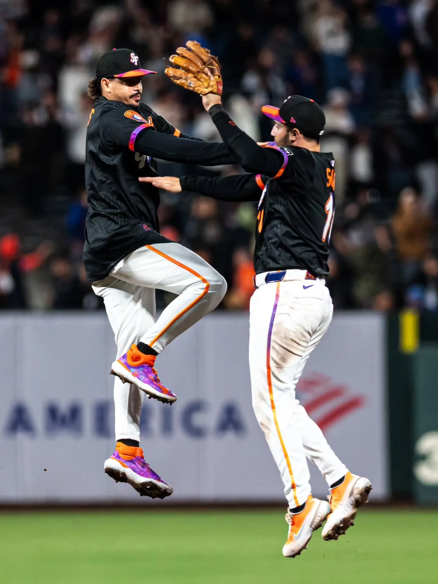 Dropping in for an @sfgiants City Connect win at @oraclepark.