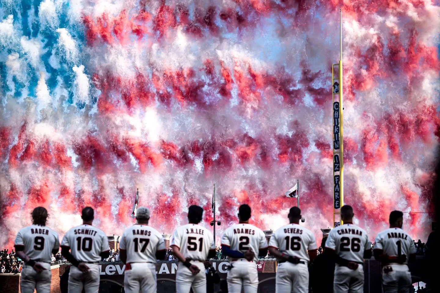 Opening Night for America's Pastime.