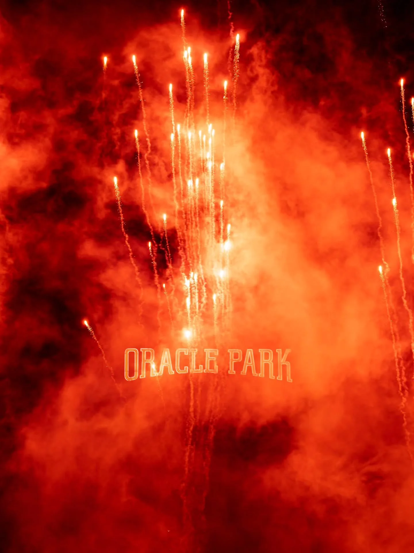 A new meaning to Orange Friday at @oraclepark.