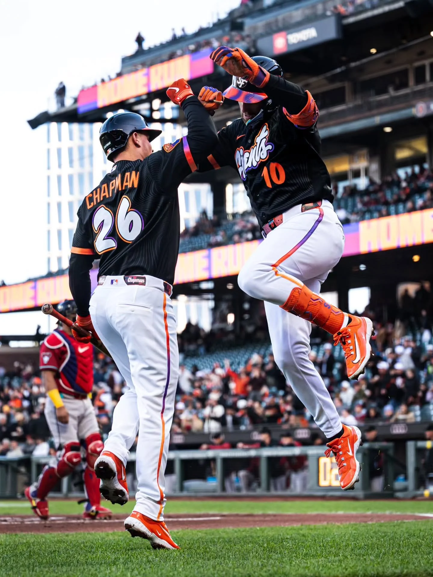 It was a cold night at @oraclepark but the flicks are hot.