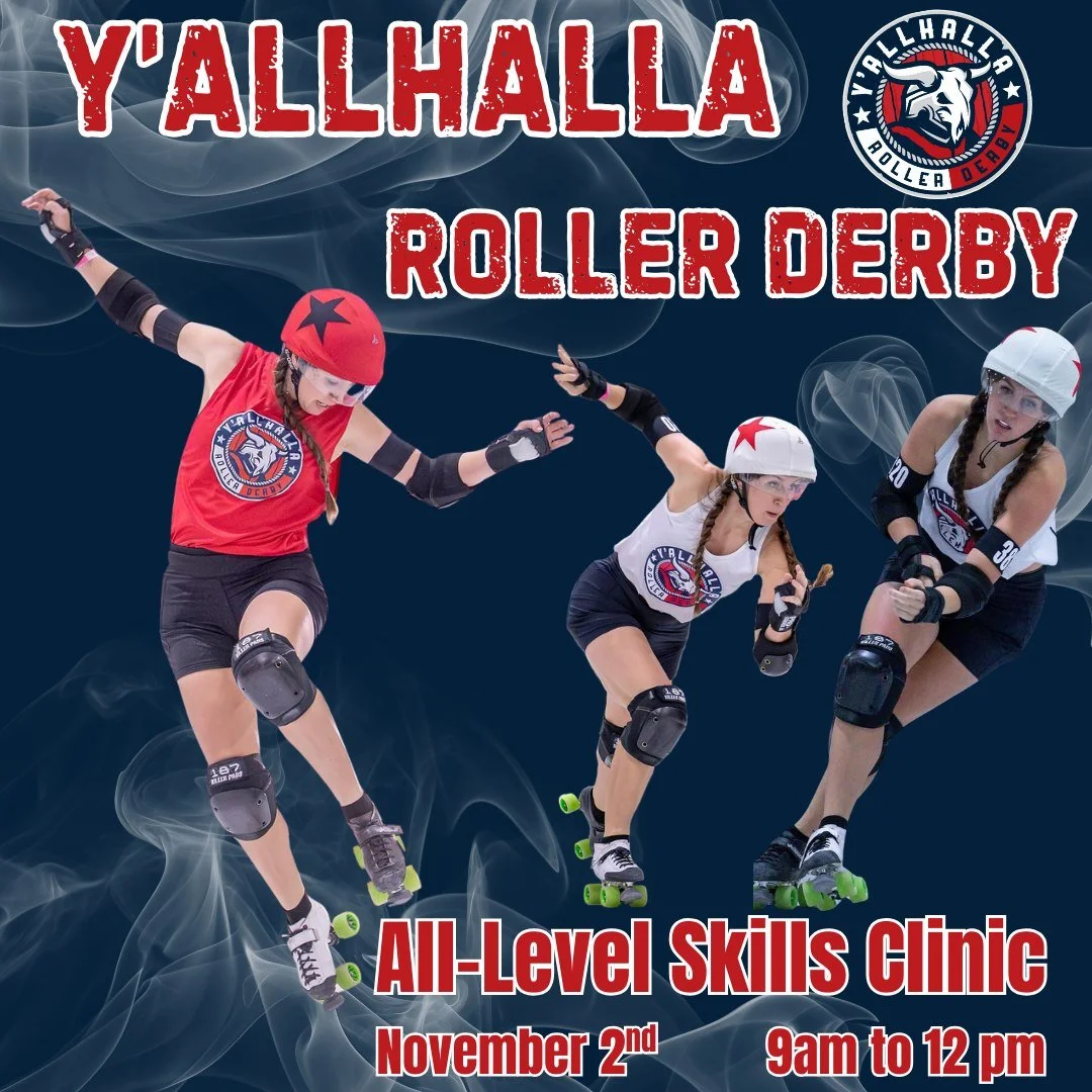 Coach Spotlight: Lady Talley (She/Her) – Head Jammer Coach 
We are beyond excited to have Lady Talley leading jammer skills at this clinic!
Lady Talley comes to roller derby with a powerhouse background in inline speed skating, where she racke