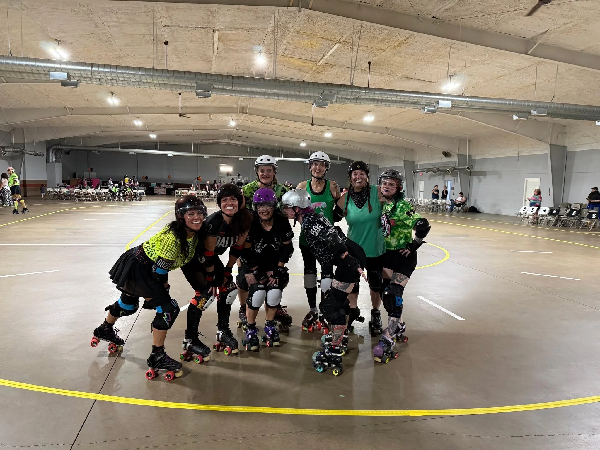 ๐ Spotted! Some of our Devils were out last Saturday night spreading mayhem and mischief on the track at the Mayhem Roller Derby Double Header Halloween  Mashup! Huge shoutout to Tutu, Tama Rama, Stitch Please, Stumbles, Can't Tax This, Leviathan, O