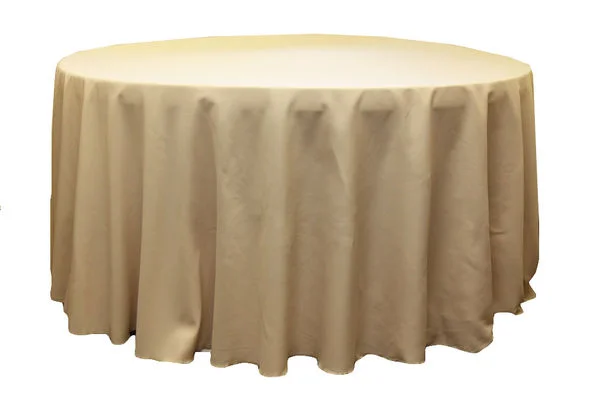 Round Tablecloth - Champagne