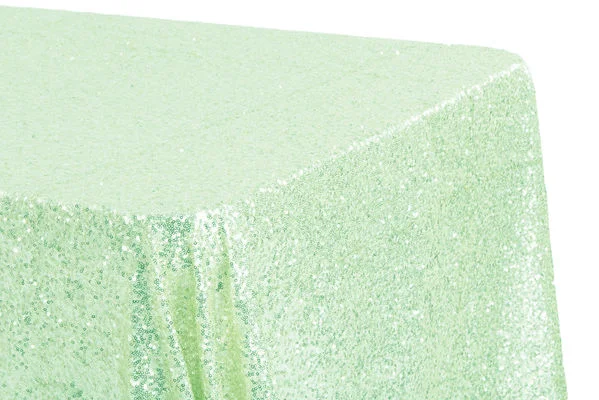 Mint Green - Sequined Tablecloth