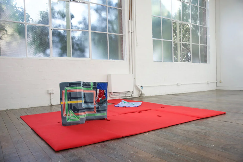 Non-Stop Stretch Installation view Victorian College of the Arts, Melbourne July, 2017