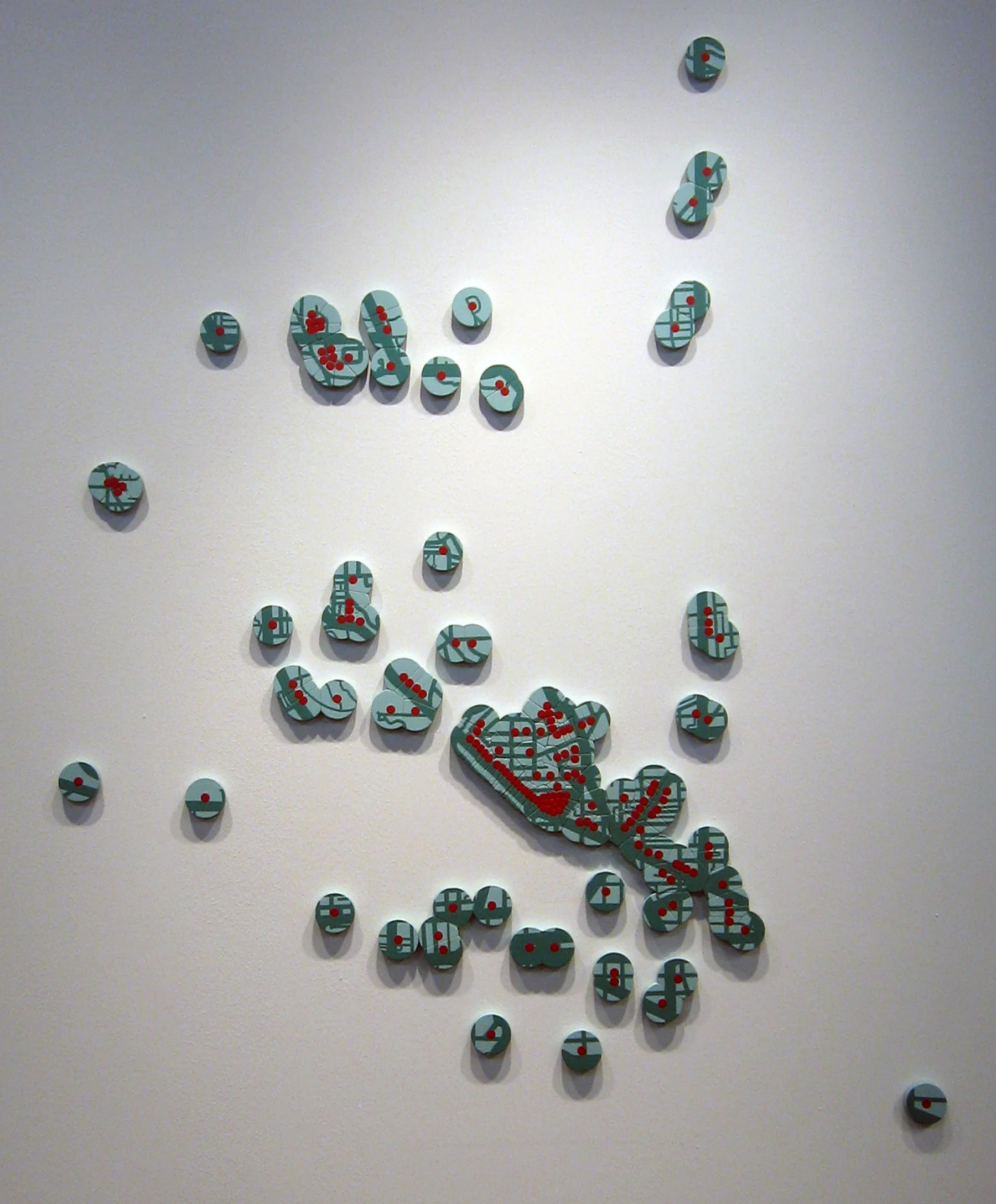 "Embassies: Washington DC" acrylic on panel 96"x84" 2009