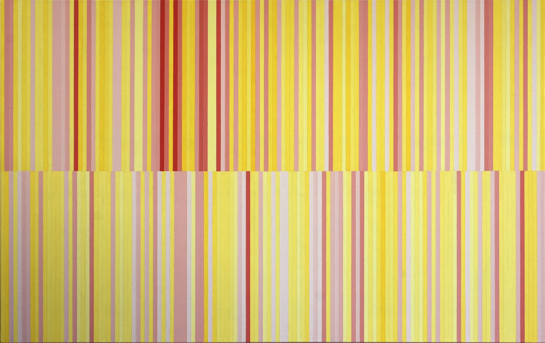 "Volatility: EuroStoxx Volatility Index: 2020" acrylic latex on canvas 30"x48" 2023