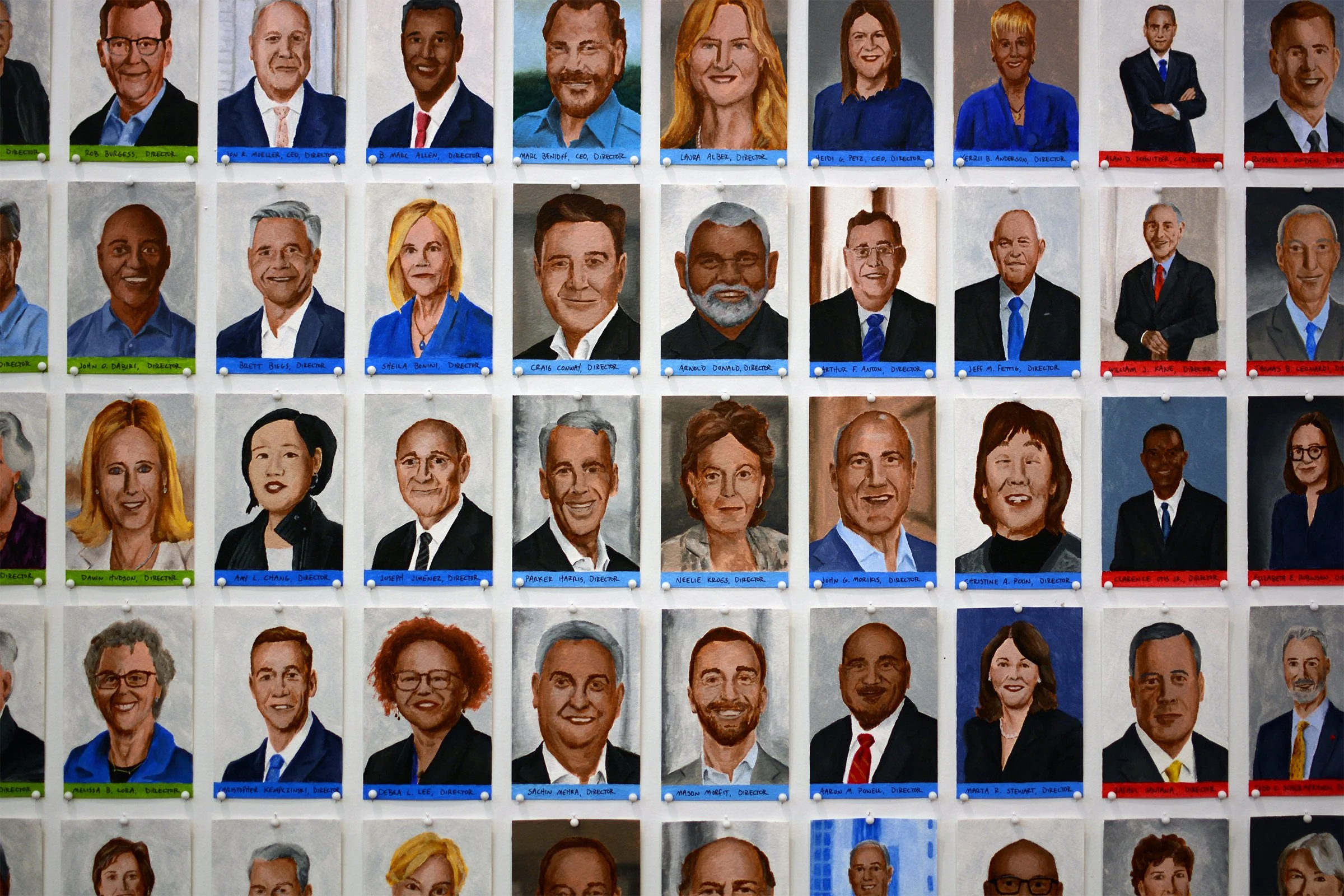 "Meet the Board" detail