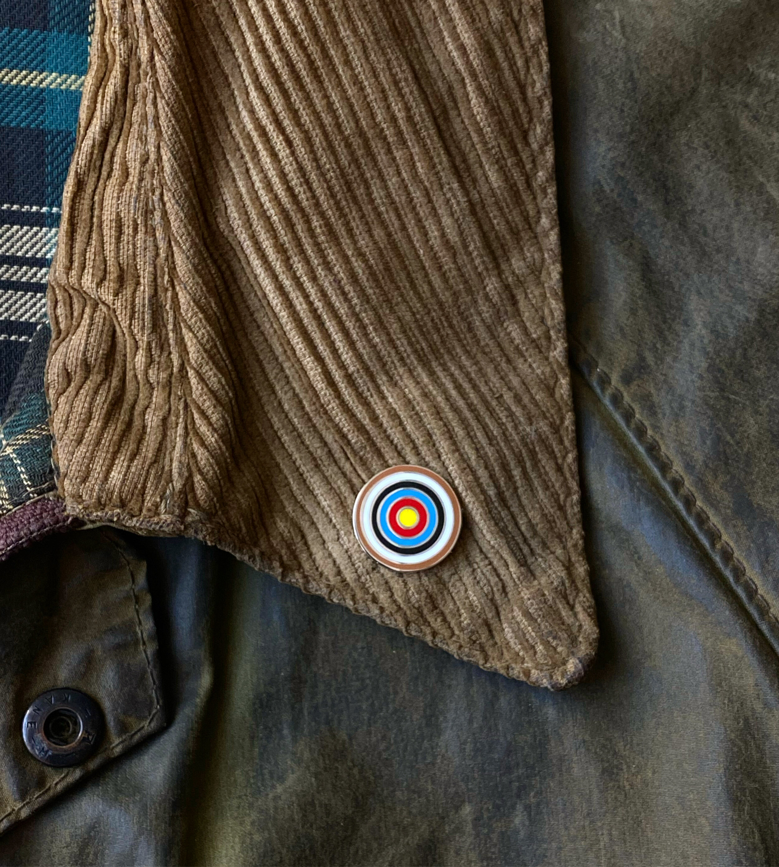 Wm Brown Target Lapel Pin — THE WM BROWN PROJECT