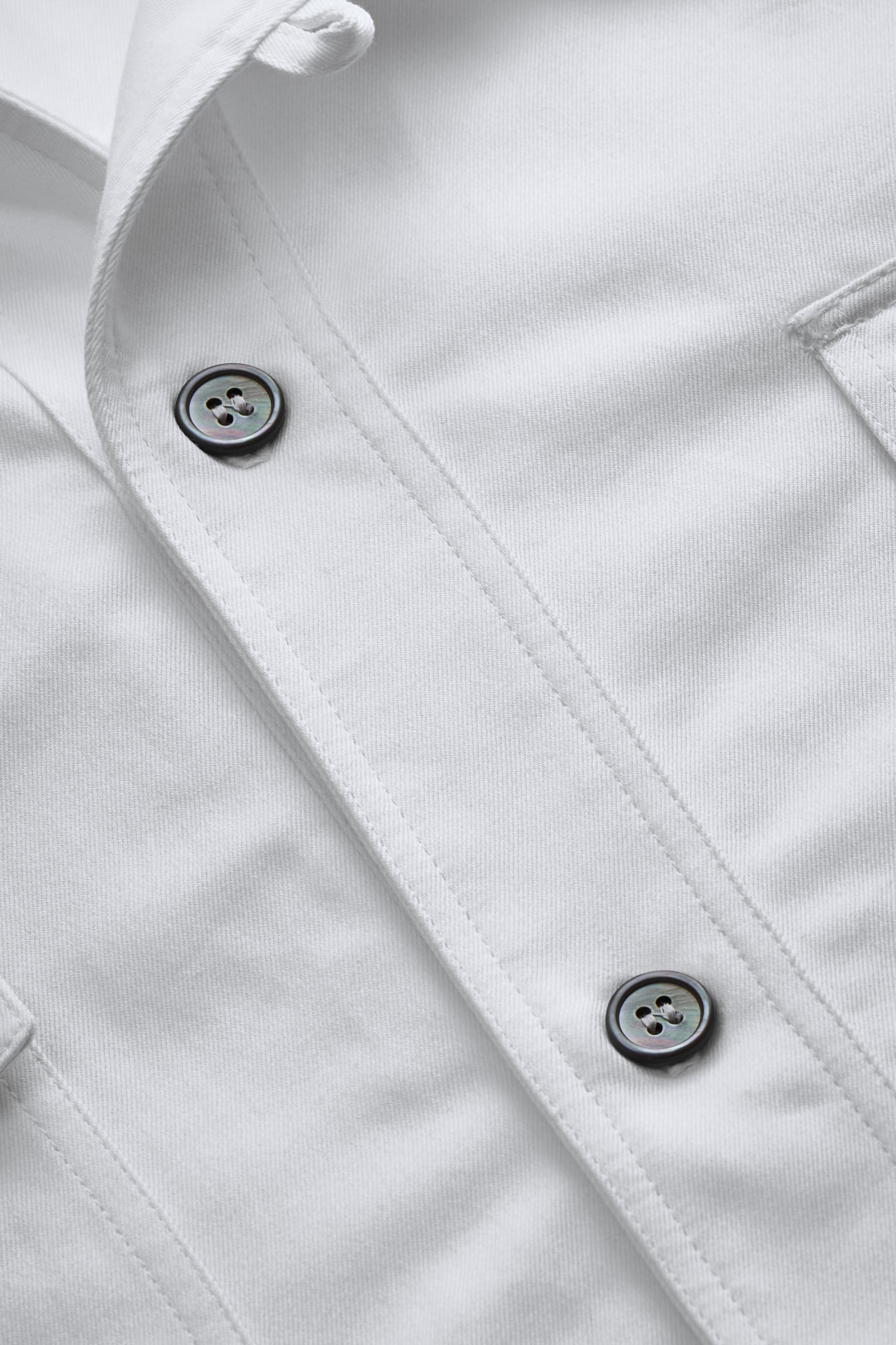Wm Brown x Hemingsworth Safari Shirt Jacket in White — THE WM BROWN PROJECT