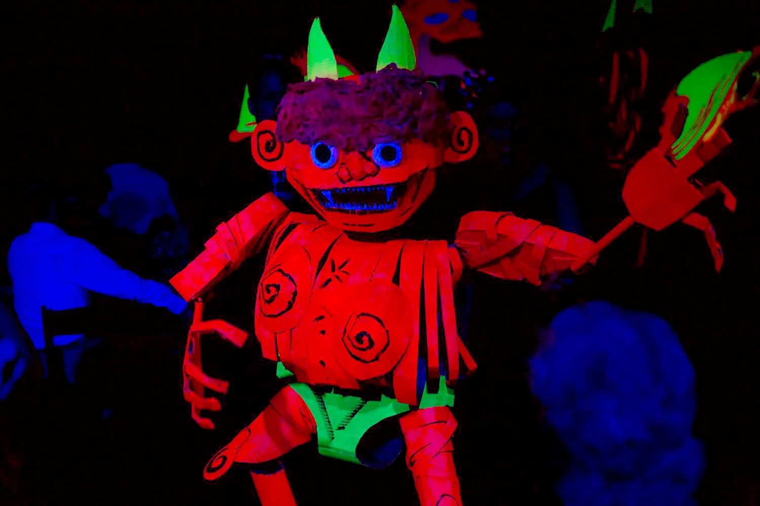 A puppet from "Hoichi the Earless" from the Kaidan Project workshop, December 2016.