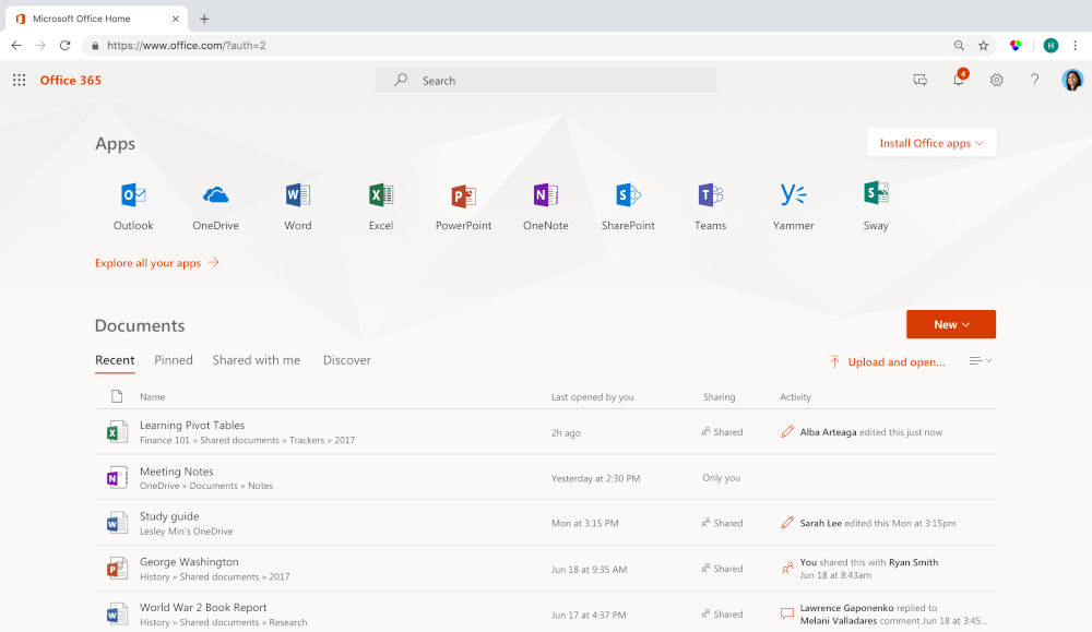 Microsoft Office 365 Suite Header and User Theming — Haley Renken