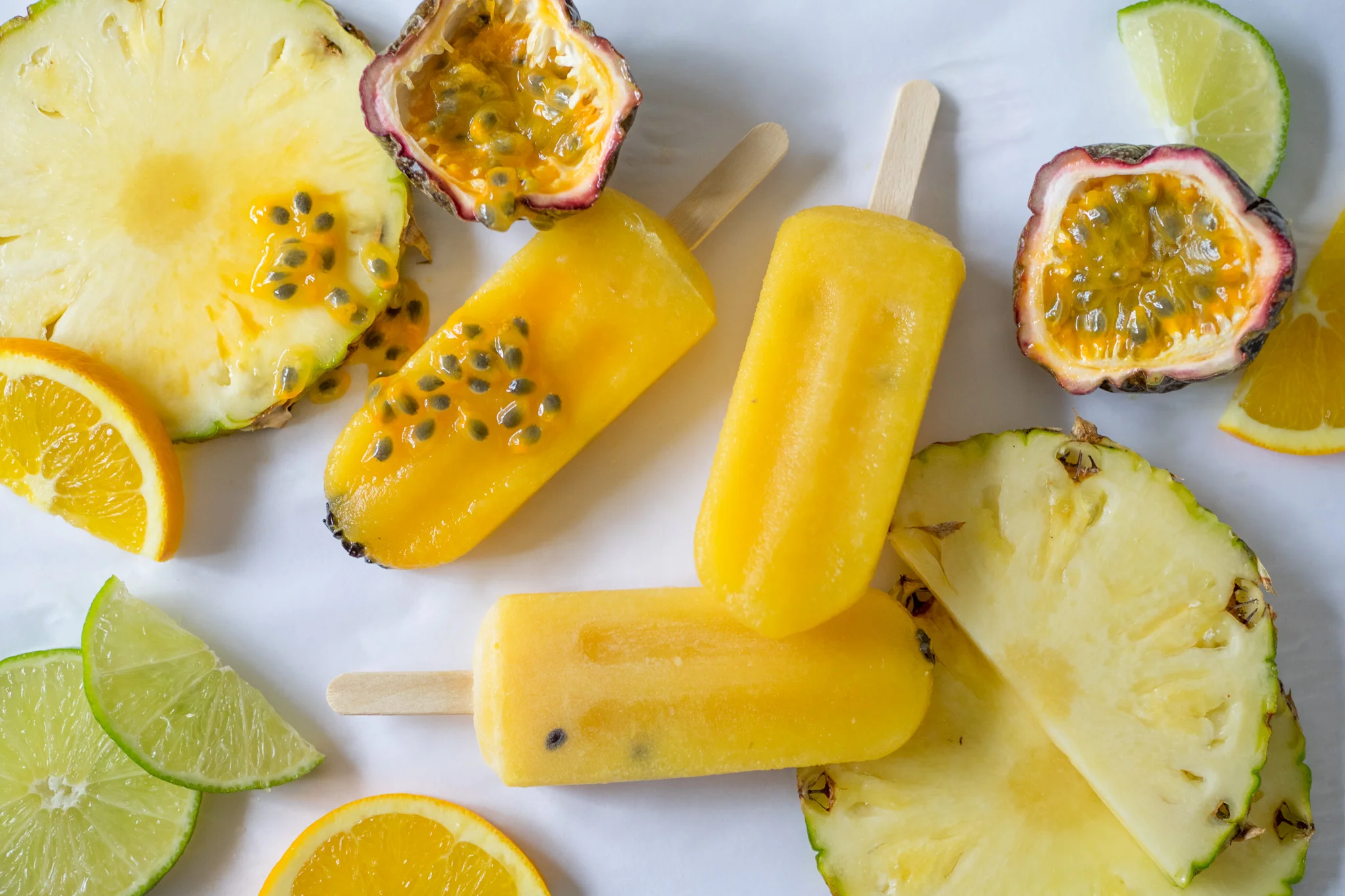 Pineapple, Orange and Lime