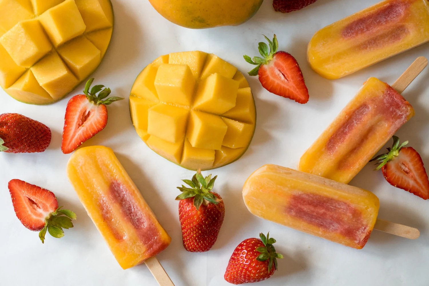 Mango with Strawberry