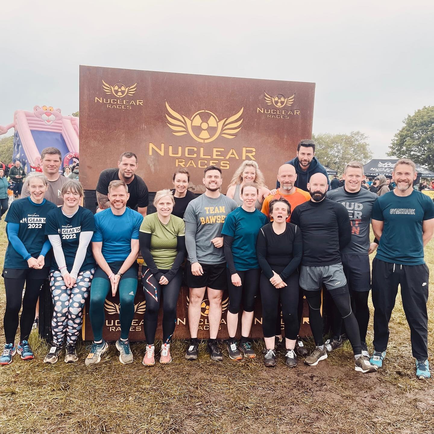 Throwback to Nuclear Races 2023. 

Some of the team headed to Brentwood last weekend for Nuclear. 

Safe to say we didn&rsquo;t finish this clean &amp; I certainly still have the bruises to remind me of the race. 

The power of our community always f