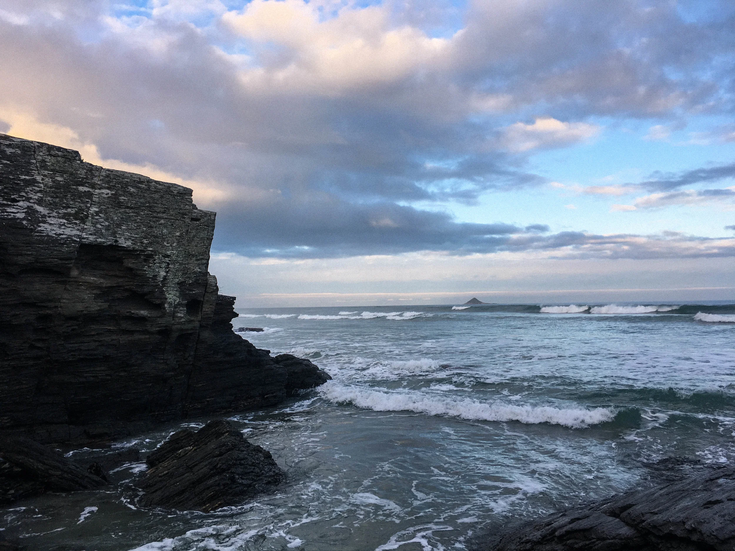 Before sunset, at Brighton Beach, Dunedin