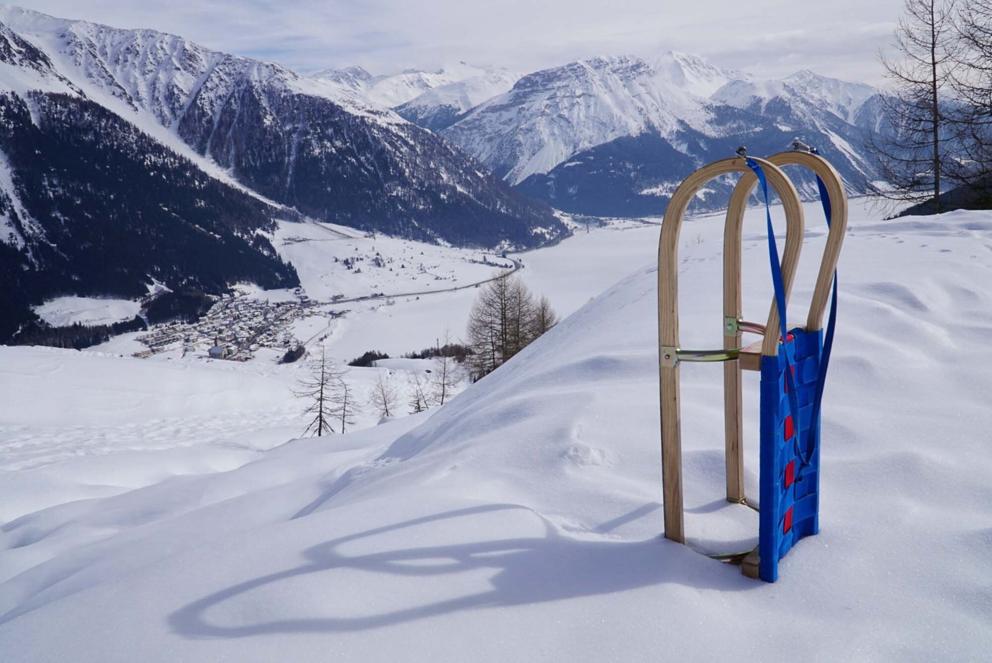 Rodeling: lift-serve sledding and panoramic views