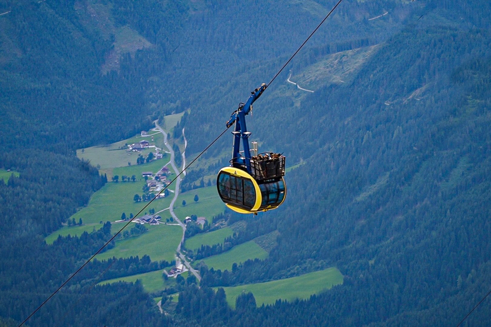 Gondola ride to the Dachstein Glacier