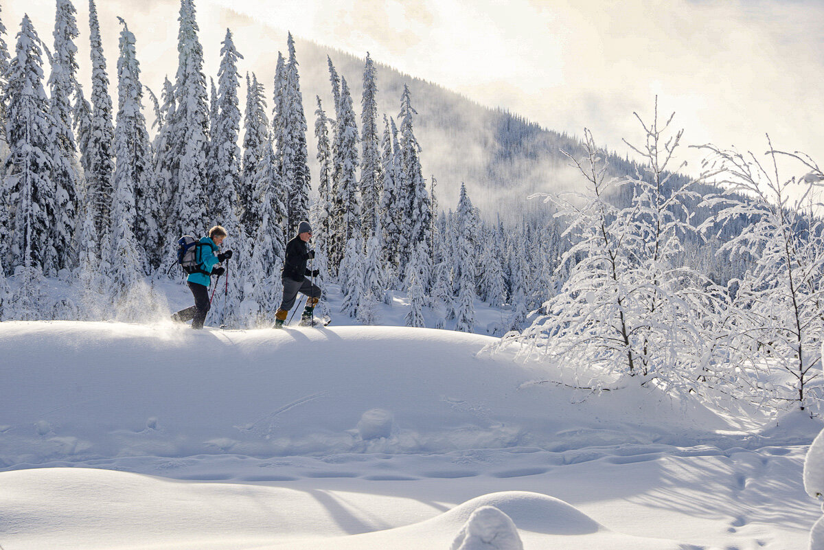 Snowshoeing