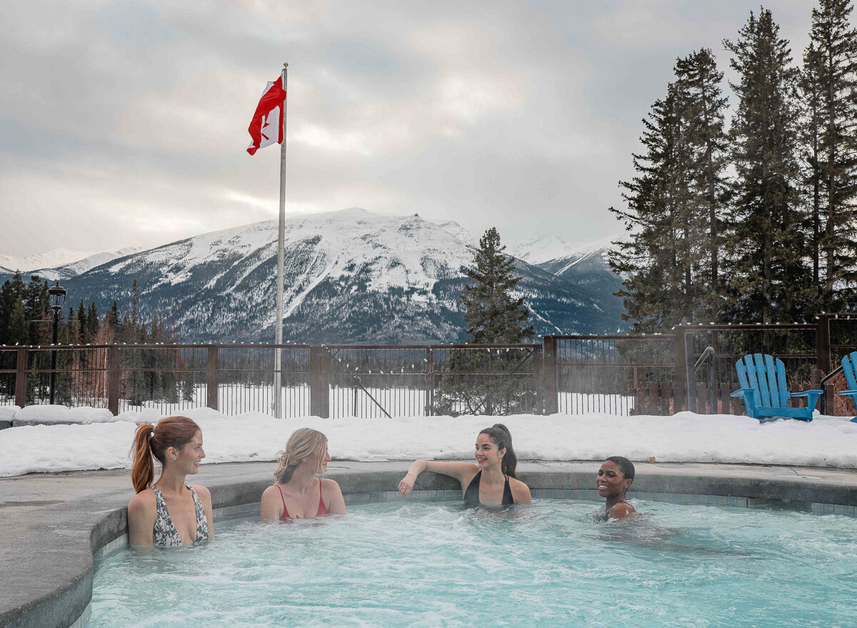 Visit to the Banff Hot Springs geothermal pools