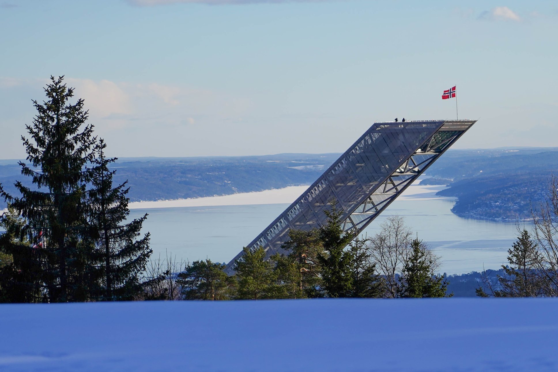 Ride to the top of the Holmenkollen ski jump