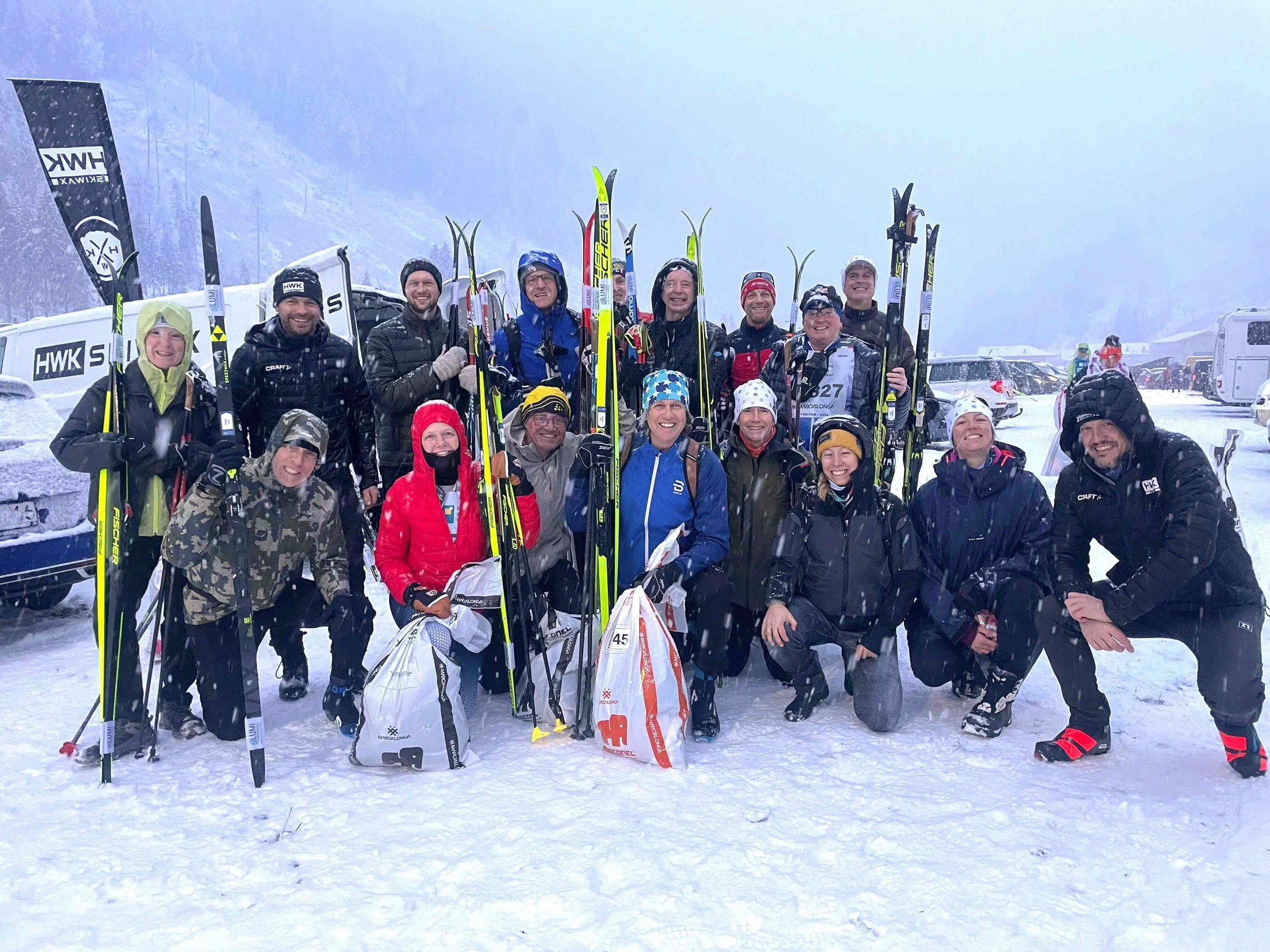  Fresh Snow Blankets Lumi Skiers at the Marcialonga