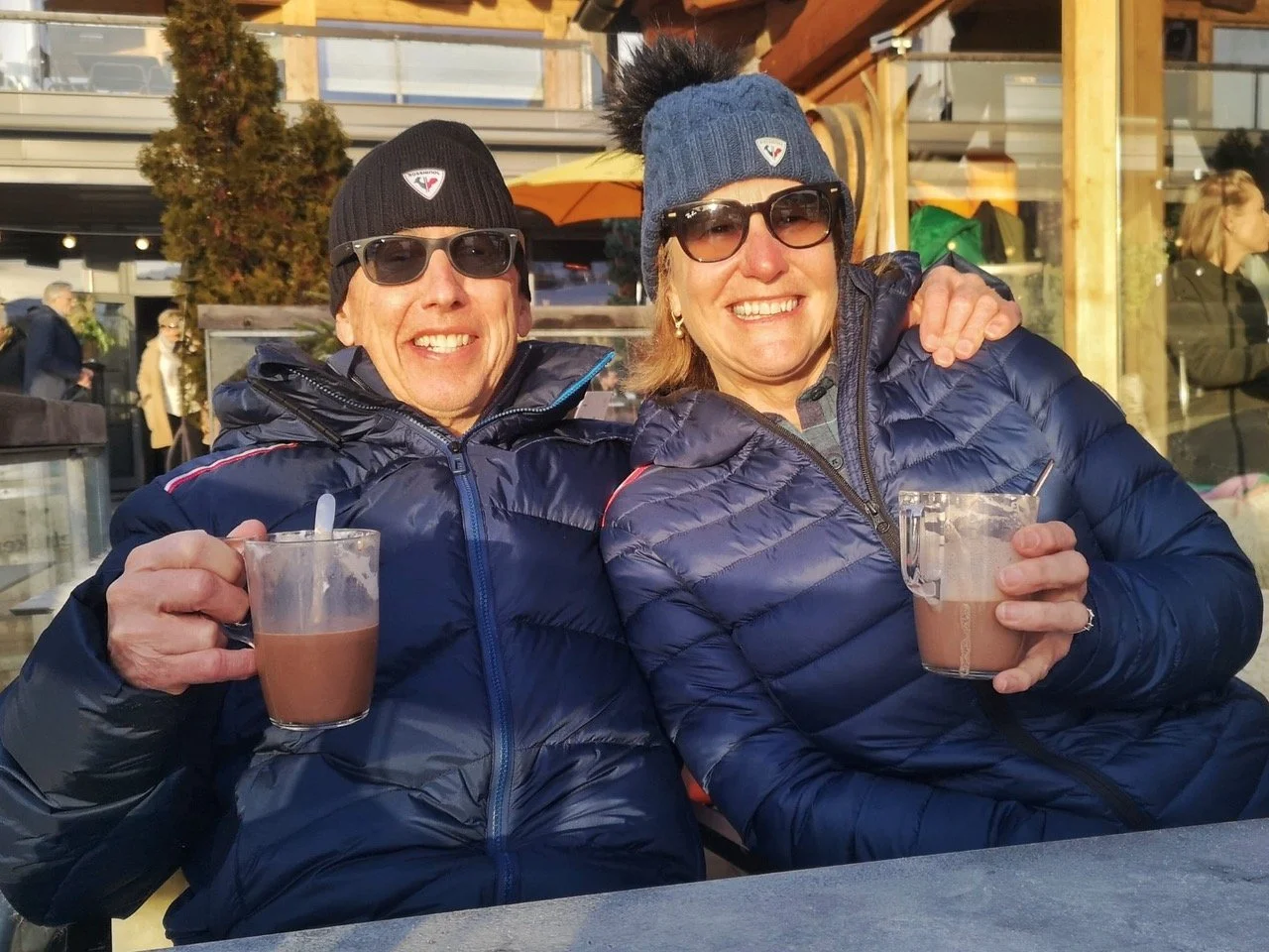  Not interested in a boozy drink on the trail? There’s nothing wrong with a minty hot chocolate to pick up your spirits after a long day! 