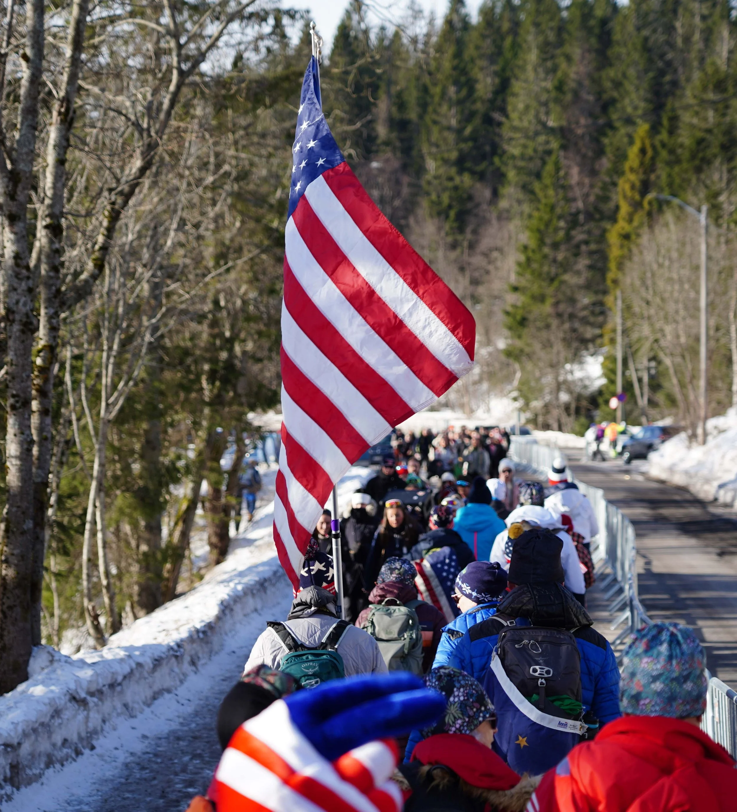 Fans of Team USA have arrived at the Holmenkollen World Cup.jpg