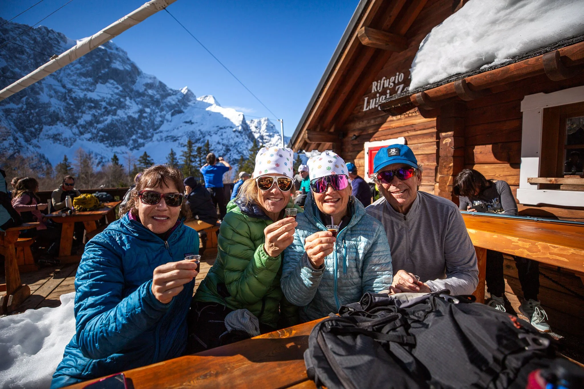 Visits to scenic trailside huts