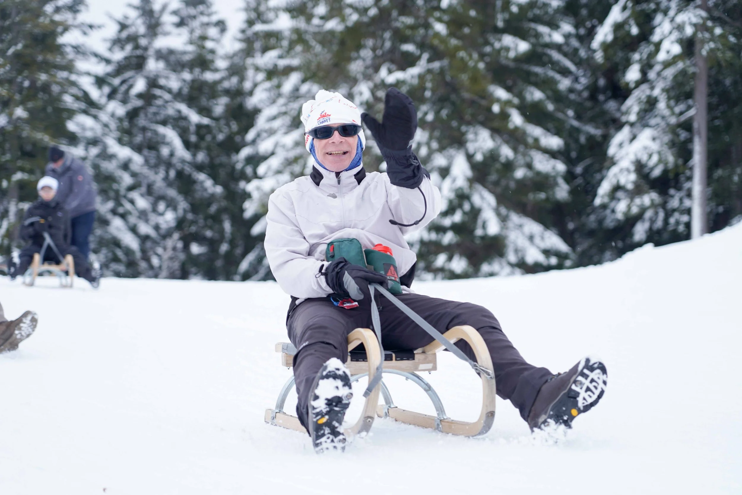 Lift-serve sledding in Leutasch