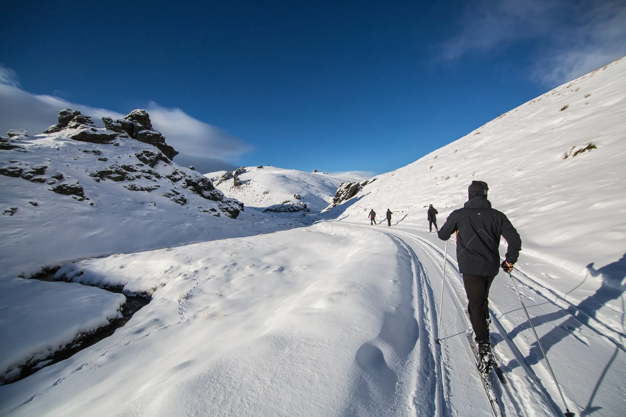 new zealand cross-country skiing at snow farm