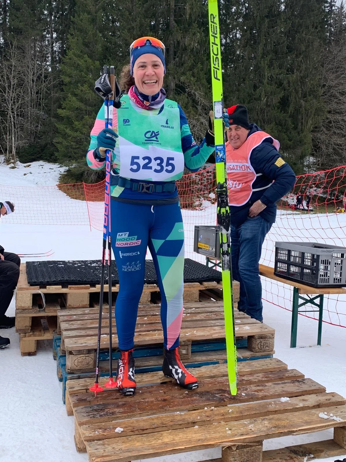 Lumi guest after completing the Transju' loppet