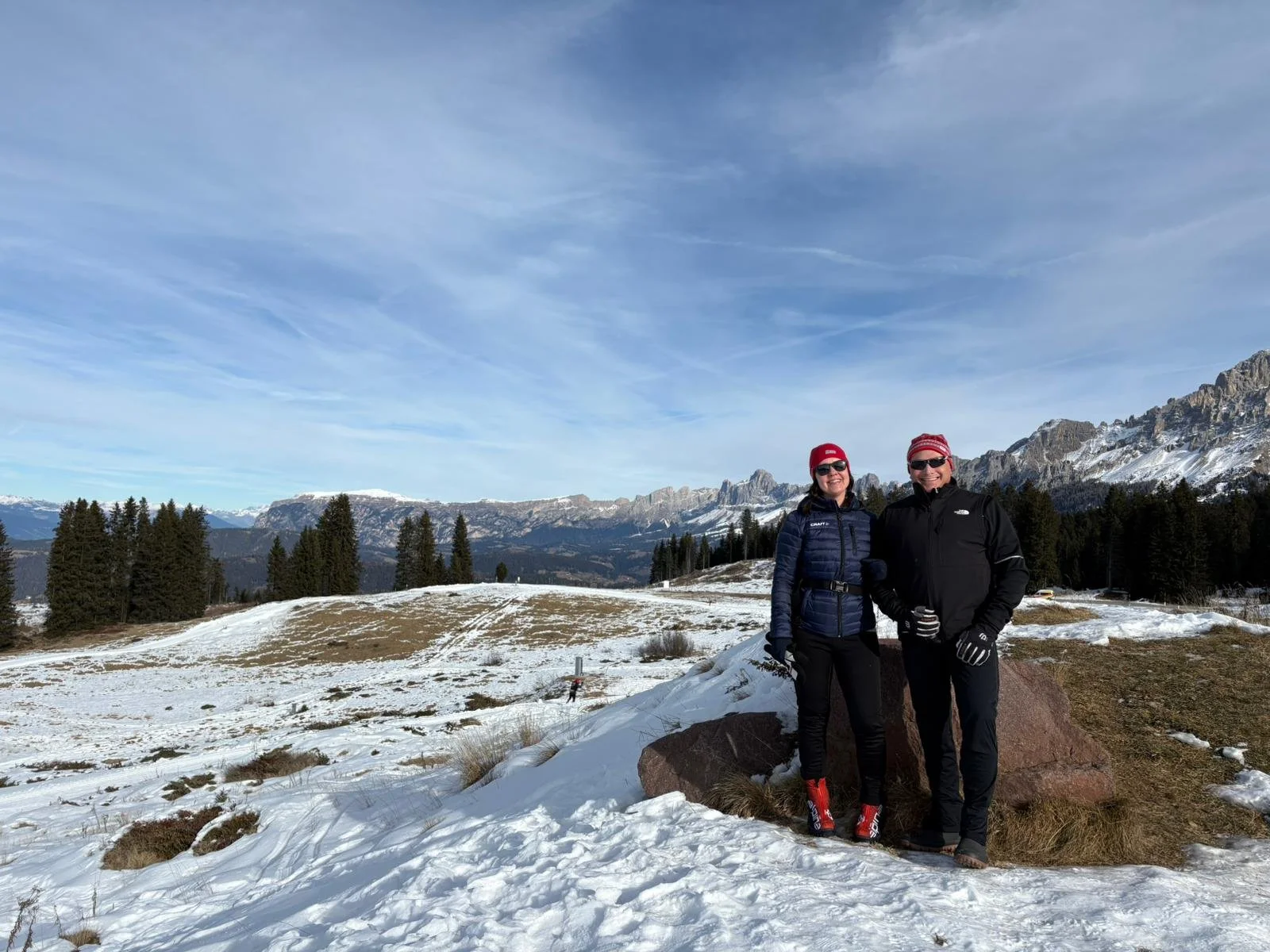 Scenic view of the wide open landscape on Seiser Alm