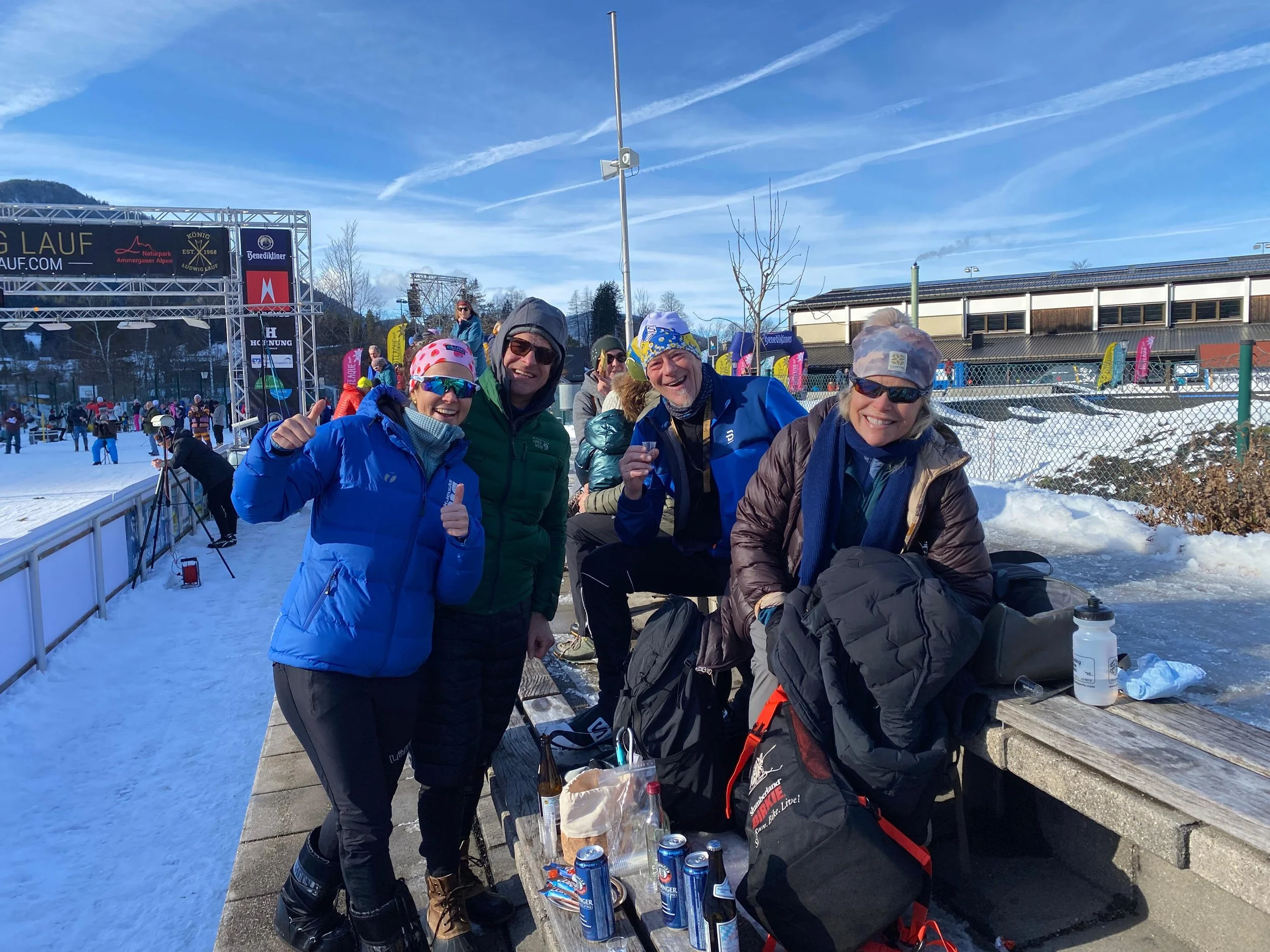 Lumi ski group at the König Ludwig Lauf Worldloppet race