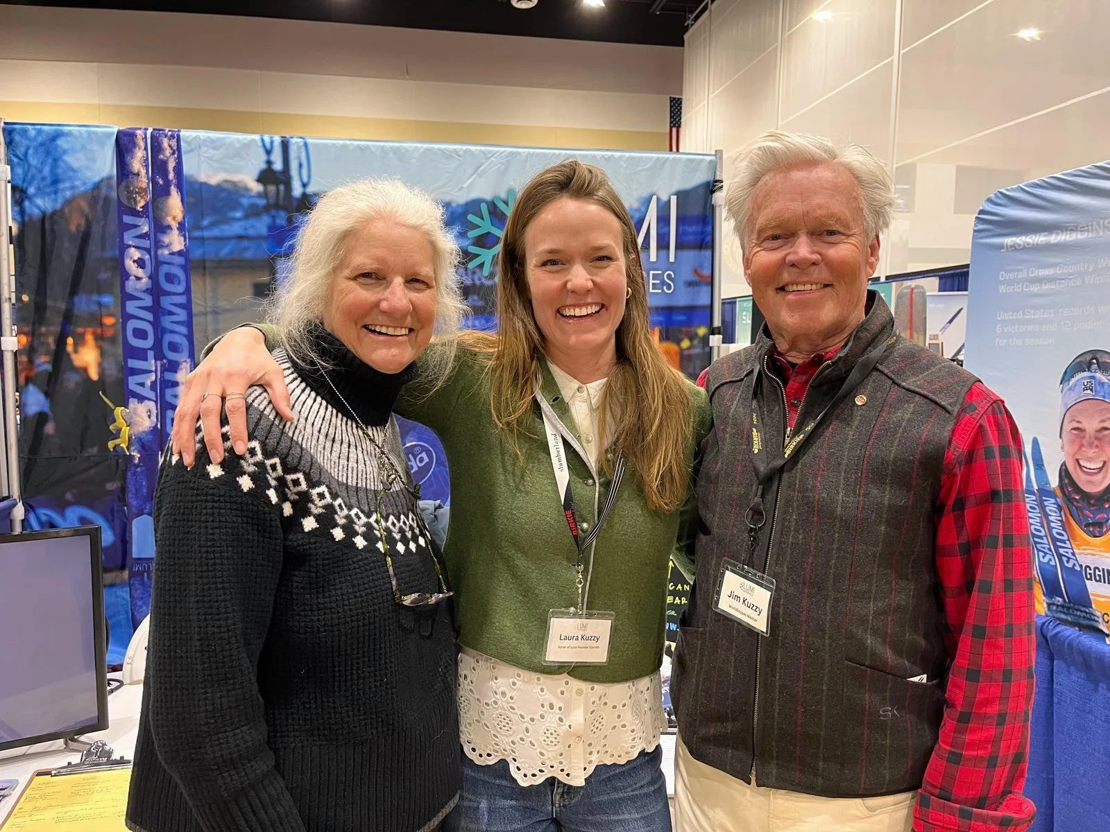 The Kuzzy family proudly represented Lumi at the Birkie