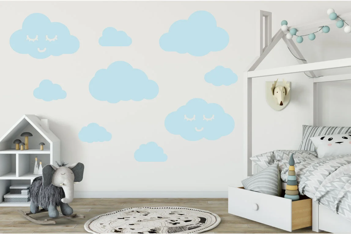 cloud wall decor nursery