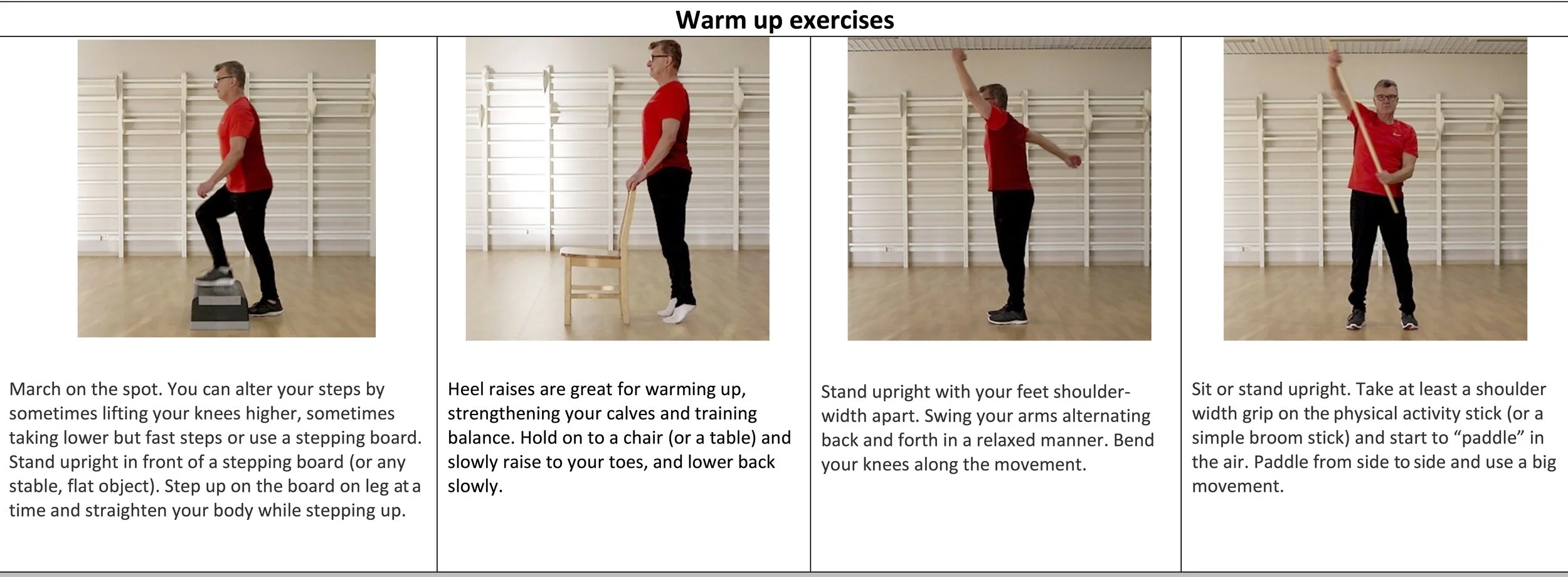 Hur Gym Home Based Alternative Exercises Hur Solutions