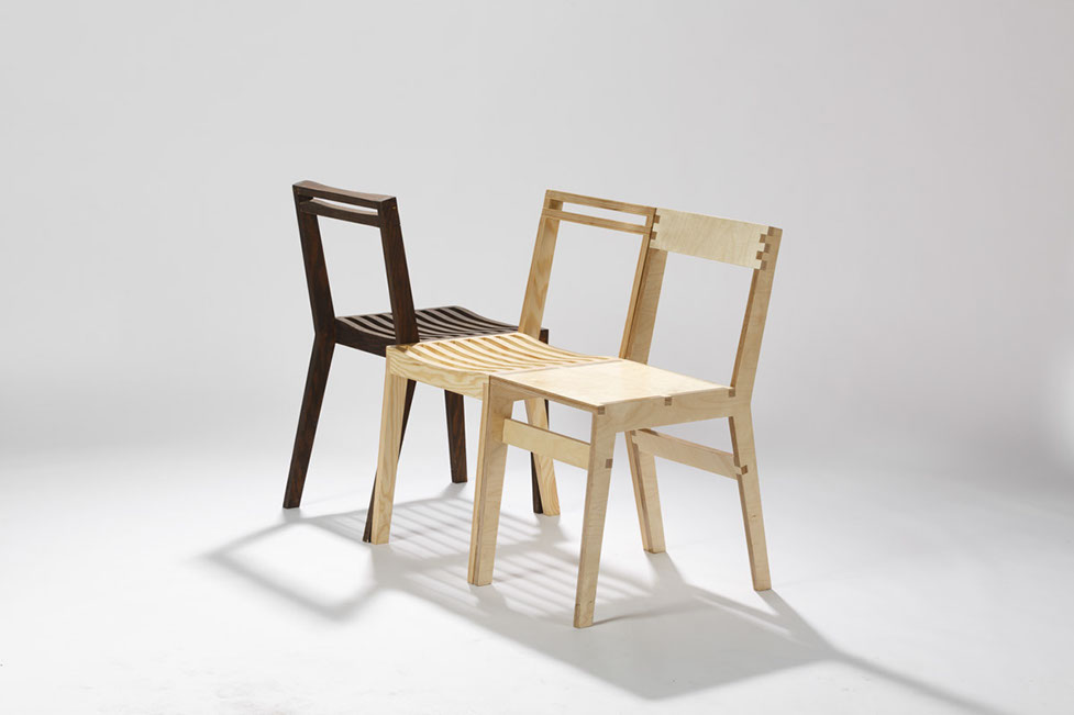 Plywood chairs