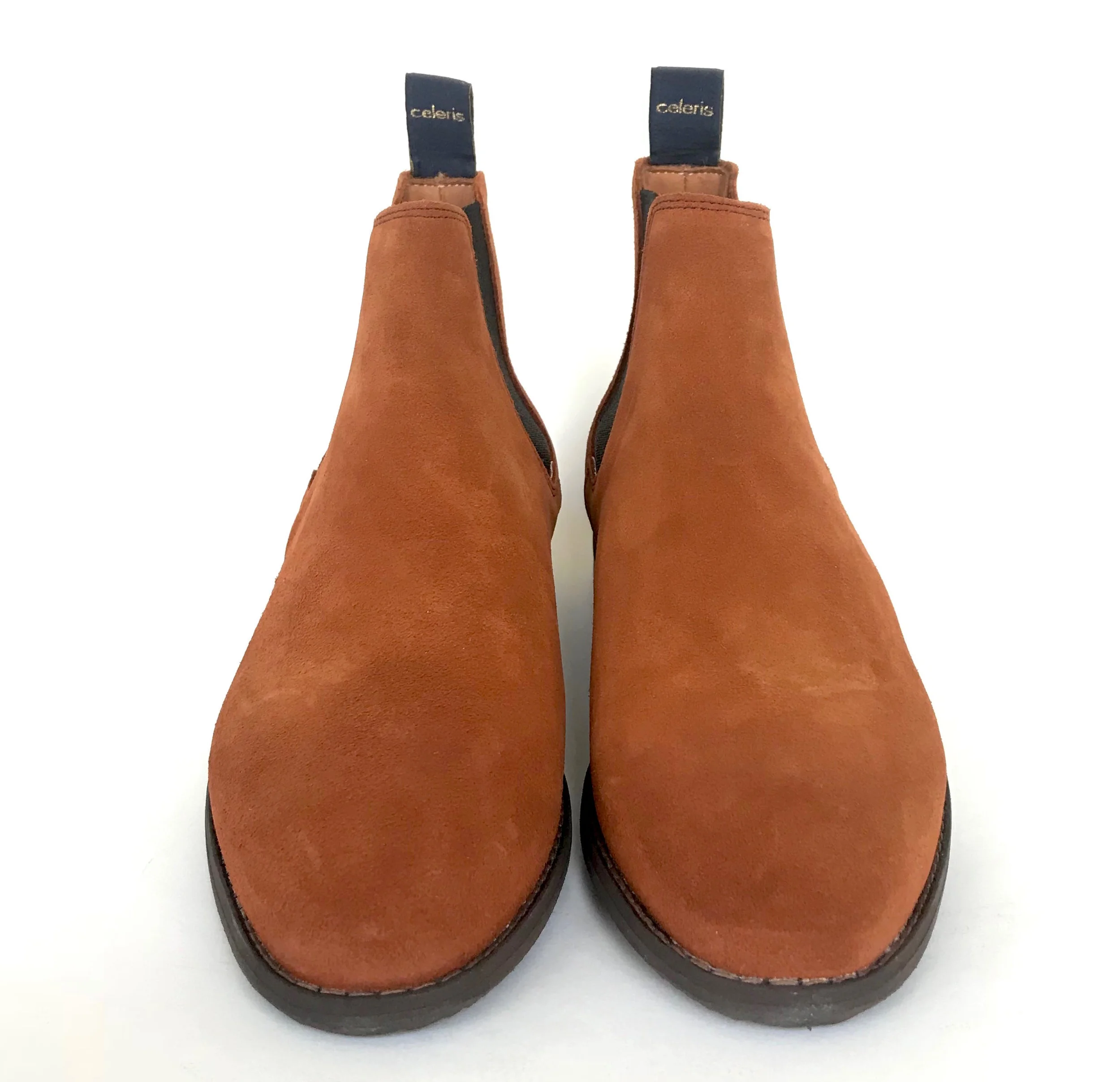 CELERIS-LETIZIA: BURNT ORANGE SUEDE 