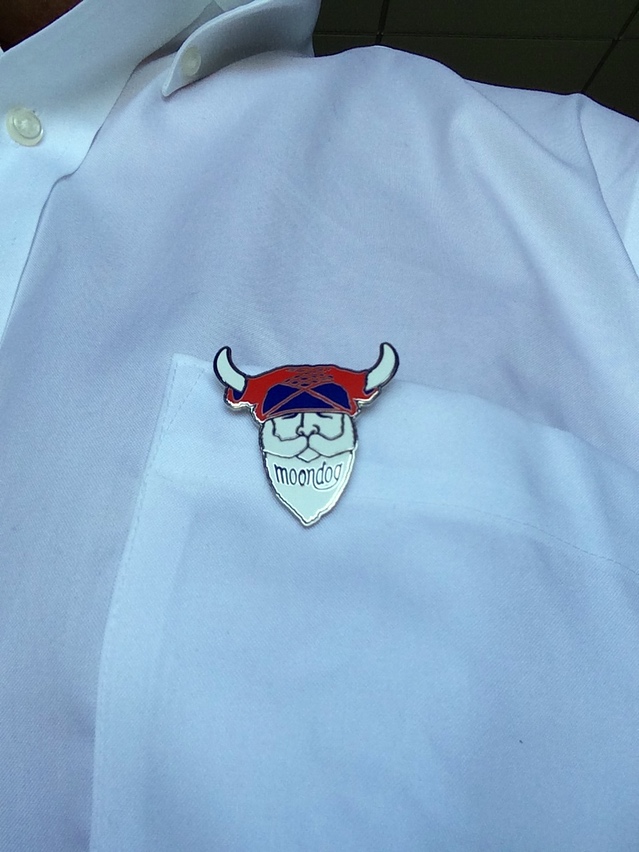 Moondog pins.