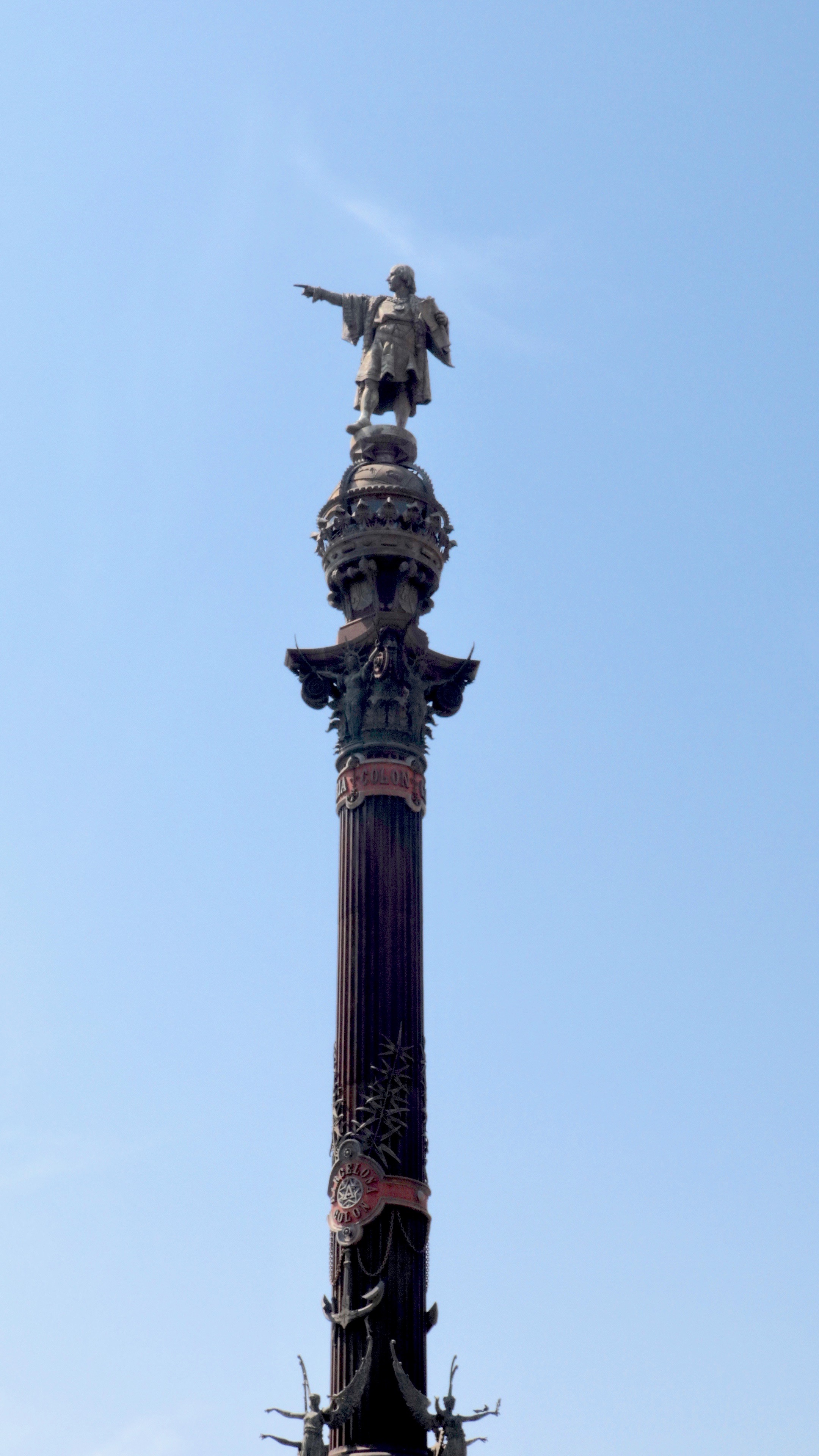 Christopher Columbus Monument (Mirador de Colum). Barcelona.