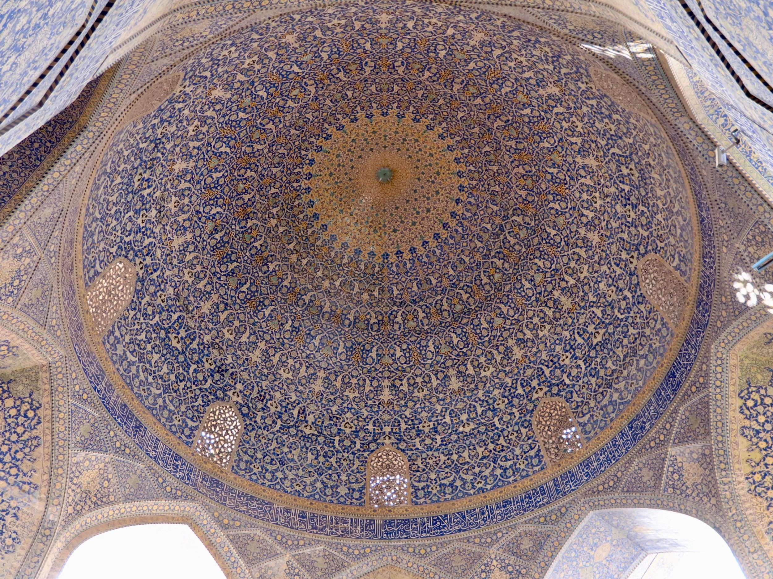 Perfect dome. Carpet pattern or original design?