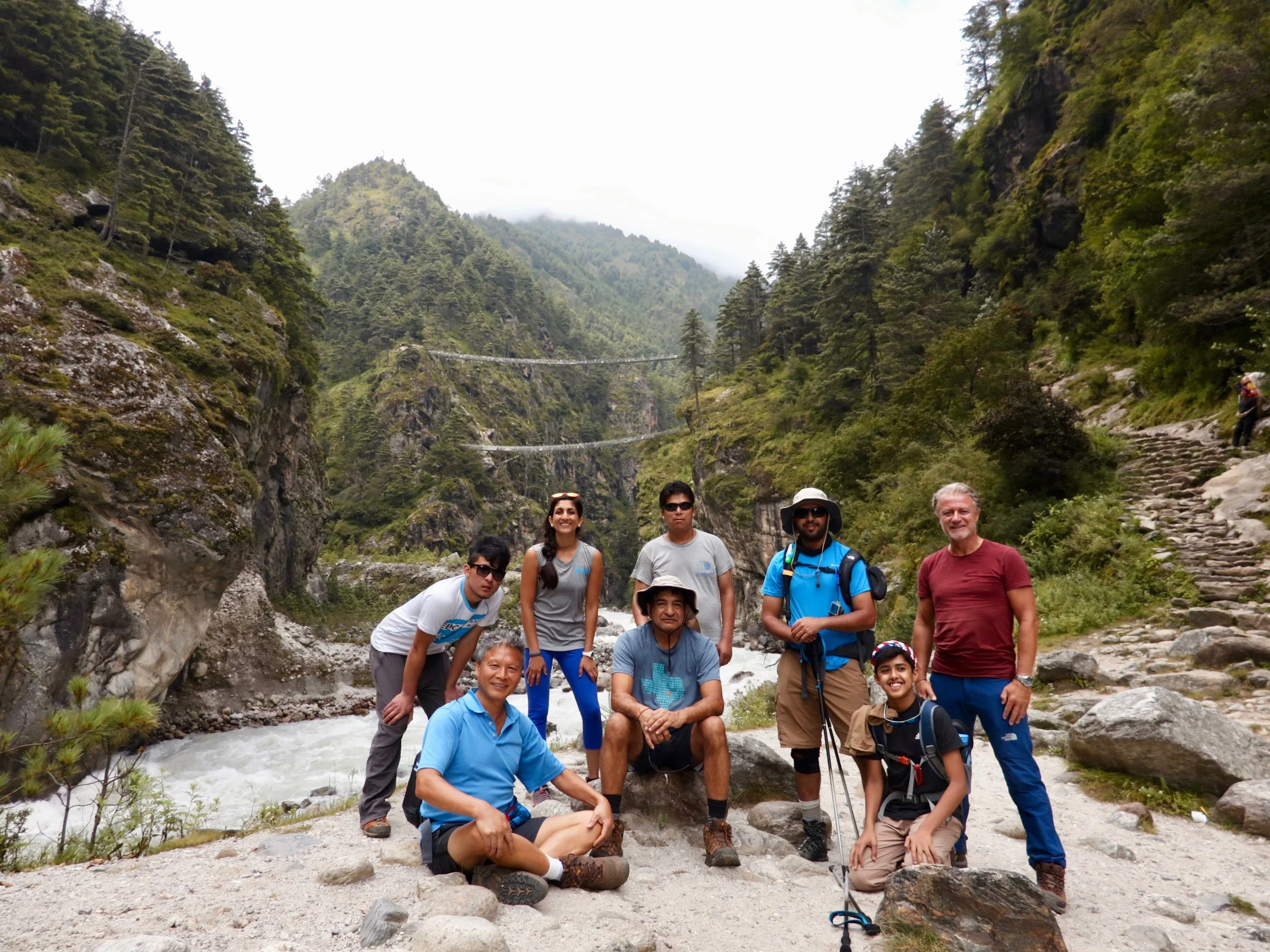 L-R: Draigon, Chang, Deepa, Praful, Dawa, Abdul, Khalil, Mark.